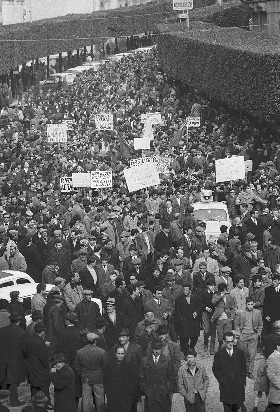 1970 - 25 febbraio - Manifestazione per il lavoro - Matera